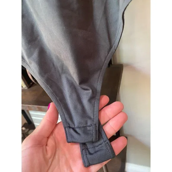 Lovers + Friends Jasmine Bodysuit Metallic Silver Women's Size Small - Picture 9 of 11